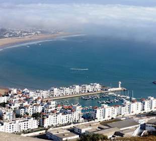 Blick über die neue Marina