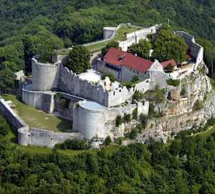 Luftaufnahme Burganlage