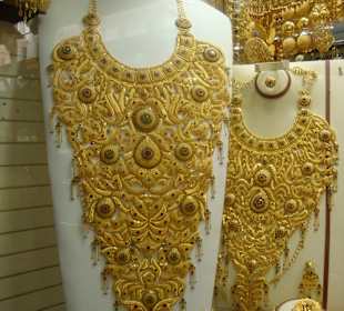Gold im Übermass im Goldsouk in Dubai
