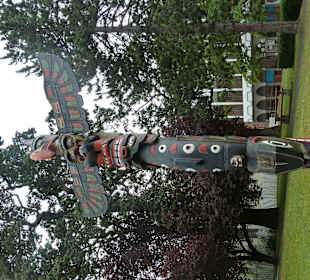 Totem im Thunderbird Park