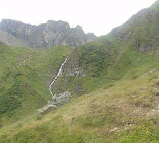 Blick auf die Nasse Tux Alm