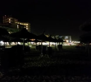 Strand am späten Abend