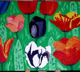 Stellvertretend für alle Tulpen in Brüge ein Bild