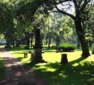 Gang über den Bartholomäusfriedhof
