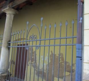 Rückgebäude der Kirche Arco