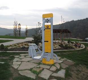 Siłownia zewnętrzna w Parku Zdrojowym