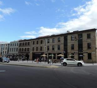 Mit dem Hop on Hop off Bus in Hobart unterwegs