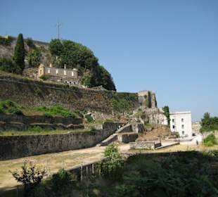 Blick auf obere Ebene der Festung