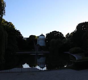 Ogród w parku saskim