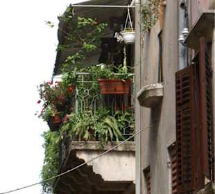 Ein einladender Balkon 