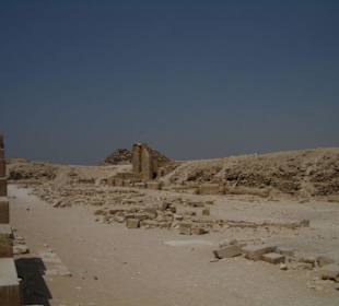 Das Gelände von Sakkara