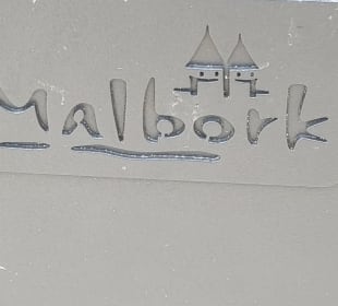 Schriftzug heute Malbork