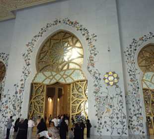 Sheikh Zayed Moschee in Abu Dhabi