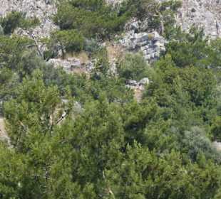 Teile einer Stadtmauer