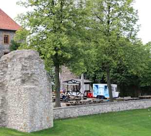 Blick in den Biergarten