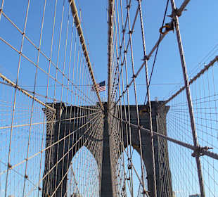 Auf der Brooklyn Bridge