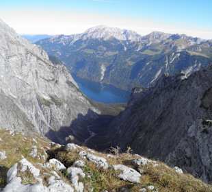 Blick vom Hirschwieskopf auf den Königssee