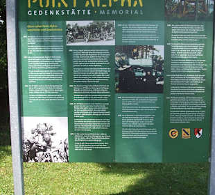 Informationstafel am Point Alpha