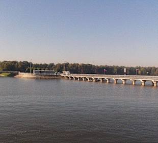 Bootsanlegesteg Tragflügelboote Peterhof