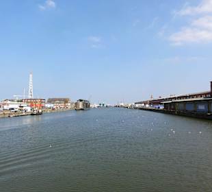 Blick in den Alten Fischereihafen