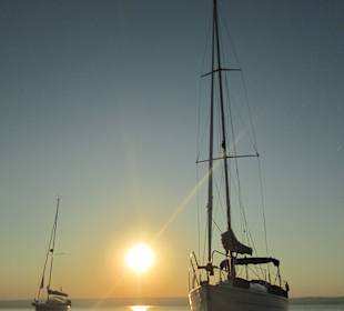Abendstunden mitten am See