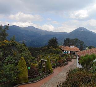 Cerro Monserrate, der "Hausberg" Bogotás. 
