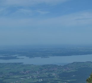 Blick aus der Großraumgondel der Hochfellnbahn