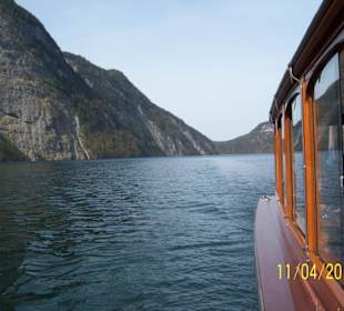 Eine Fahrt über den Königssee nach St. Bartholomä
