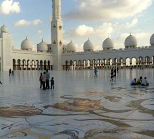 Sheikh Zayed Moschee in Abu Dhabi