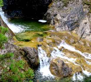 Das Wasser verteilt sich