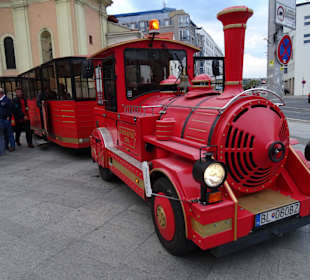 Mit der Bimmelbahn durch die Altstadt Bratislavas