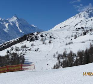 Im Hintergrund der Großglockner