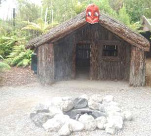 Традиционный дом Маори.