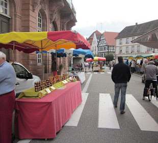 Markt Wissembourg am Samstag