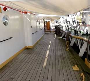 Impressionen vom Deck des Schulschiffes