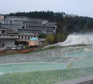 Kalksteinterrassen beim Hotel Saliris Resort 
