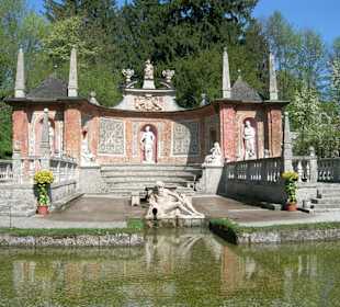 Wasserspiele im Schloss Hellbrunn