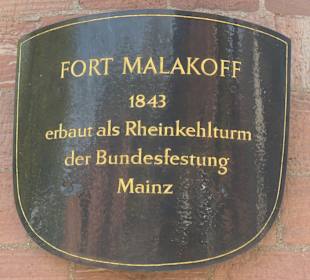 Das Kaponniere Fort Malakoff am Rhein