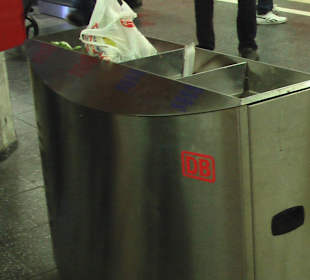 Abfälle zum trennen