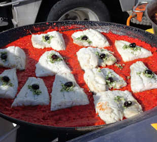 Impressionen vom Wochenmarkt Saint-Cyprien-Plage