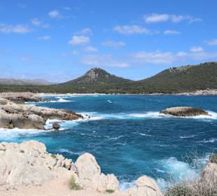 Uferstraße richtung Cala Agulla