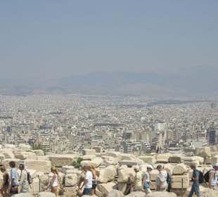 Blick auf Athen