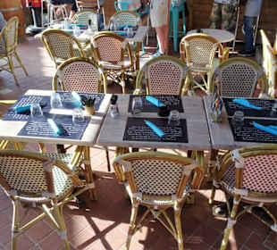 Plätze des Restaurants "Les Terrasses du Racou"