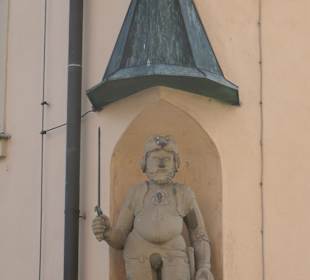 Am Rathaus von Königsberg in Bayern / Unterfranken