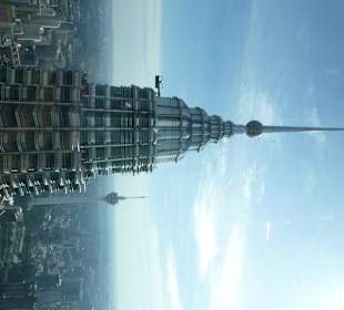 Blick aus Turmspitze auf zweiten Turm