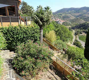 Auf der obersten Ebene des Gartens