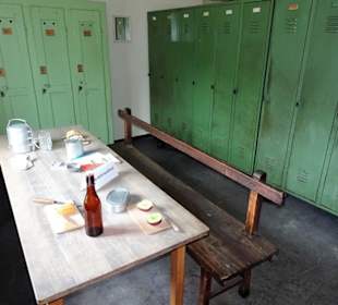 Pausenraum der Fabrikarbeiter