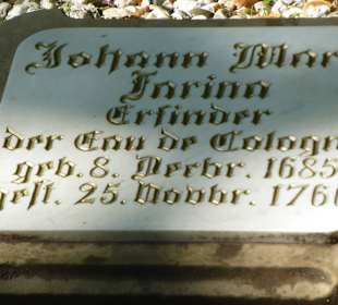 Grabstein vom Erfinder "Eau de Cologne" 