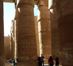 Karnak Tempel Säulenhalle 