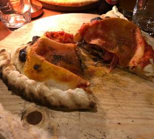 Echte handgemachte italienische Pizzen
